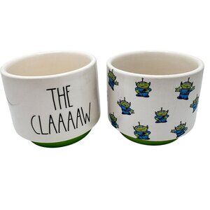 Rae Dunn Pixar Alien Ceramic Cups Set Of 2 The Claw